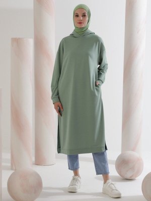 Kapüşonlu Sweatshirt Çağla Kapüşonlu Sweatshirt Çağla