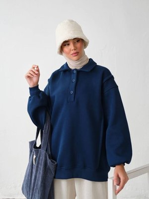 Büyükbeden Sweatshirt Pamuklu