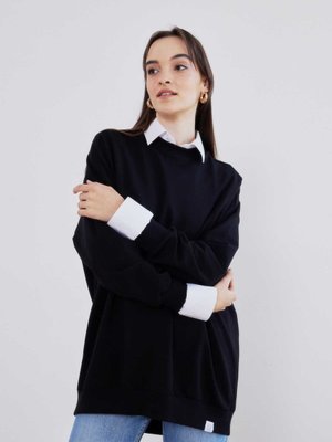 Oversıze Sweatshırt Siyah
