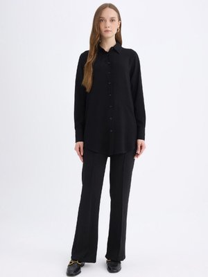 Straight Fit Basic Düz Skuba Krep Pantolon E4600ax24wn