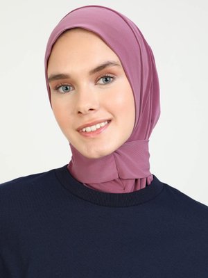 Koyu Lila Hazır Türban
