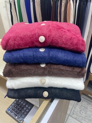 Düz Angora Tunik Hırka