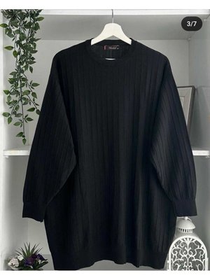 Ince Merserize Salaş Triko Tunik Beden Uyumlu