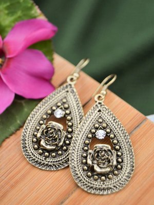 Bohem Küpe Bronz Rengi