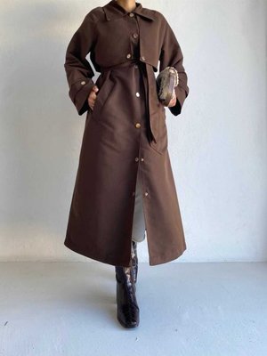 İçi Tamamen Astarlı Trençkot