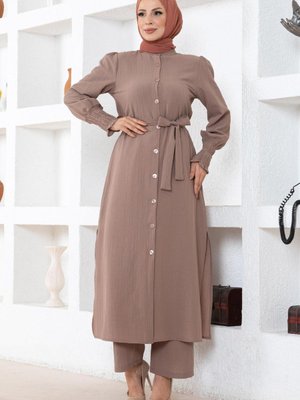 Vizon Yırtmaç Detaylı Takım Vizon Yırtmaç Detaylı Takım