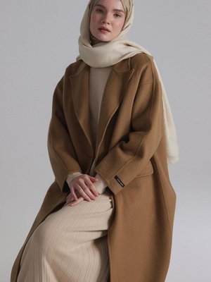 Kruvaze Düşük Kol Kaban Camel Kruvaze Düşük Kol Kaban Camel