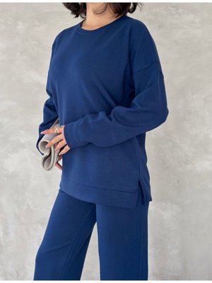 Kadin Basi?c Eşofman Takım I?çi? Polarli Modal Kumaş