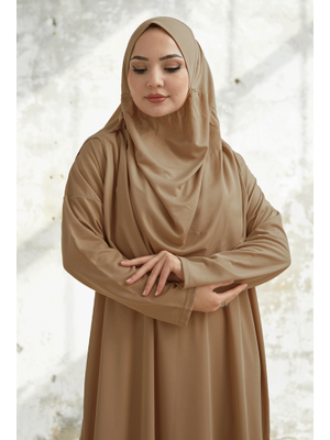 Vizon Tek Parça Namaz Elbisesi Vizon Tek Parça Namaz Elbisesi