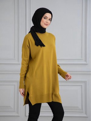 İnce Merserize Oversize Salaş Triko Tunik