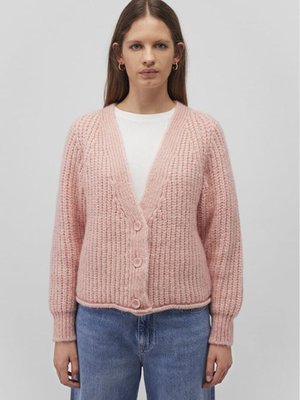 Düğmeli Hırka Pembe