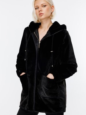 Siyah Torba Cepli Peluş Kaban