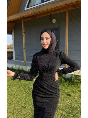 Benekli Miranda Tessetür Elbise Benekli Miranda Tessetür Elbise