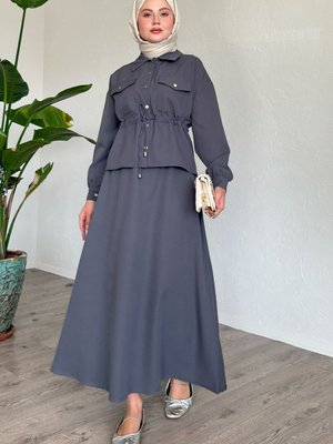 Tünel Kemer Etekli Antrasit İkili Takım