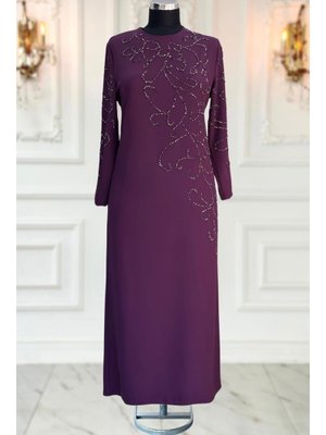 Mürdüm Cansu Abiye Elbise