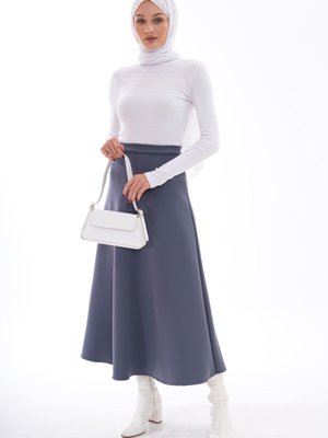 Puf Scuba Antrasit Kloş Etek