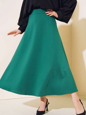 Yeşil Scuba Uzun Etek Yeşil Scuba Uzun Etek