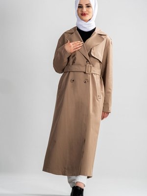 Trend Trençkot Oversize Sonabahar Kış Yeni Sezon Modaayka