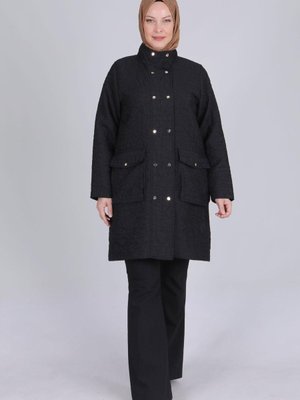 Büyük Beden Kap Siyah Büyük Beden Kap Siyah