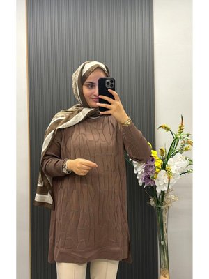 Merserize Desenli Tunik