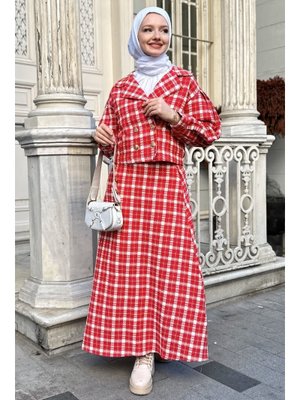 Ezel Kırmızı Ceketli Takım