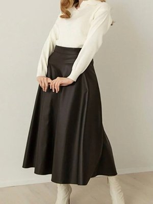 Siyah Mevlana Uzun Etek