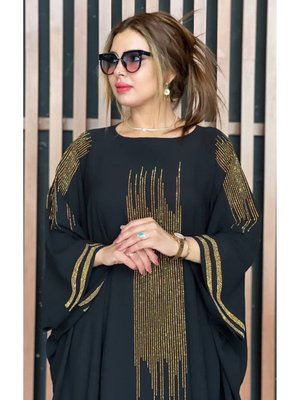 Helly Dijital Baskı Taş Tasarımlı Ve Abiye Elbise