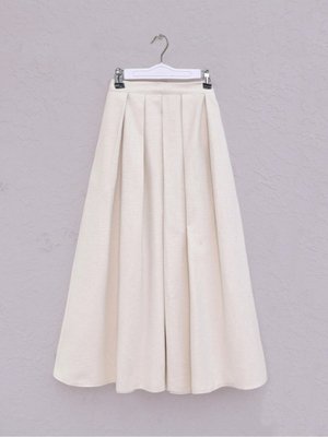 Pileli Fermuarlı Kaşe Etek Pileli Fermuarlı Kaşe Etek