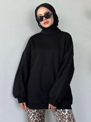 Oversize Bisiklet Yaka Sweatshirt Oversize Bisiklet Yaka Sweatshirt