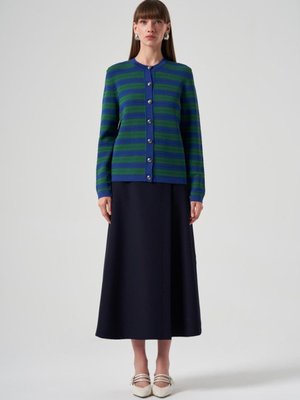 Çizgili Saks Benetton Hırka