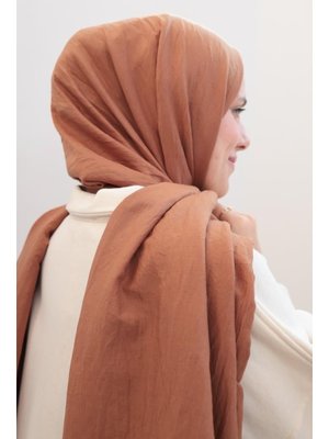 Tarçın Pamuklu Kraş Şal