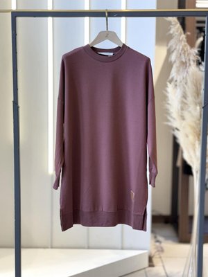 Düz Model Kahve Sweatshirt Düz Model Kahve Sweatshirt