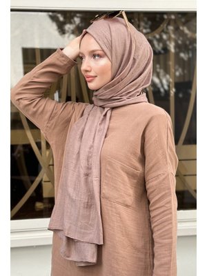 Bambu Kraş Vizon Şal Bambu Kraş Vizon Şal