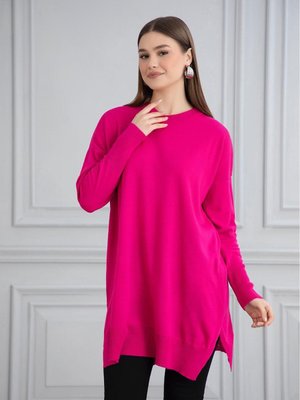 İnce Merserize Oversize Salaş Triko Tunik