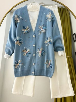 Hırka Çiçek Detaylı