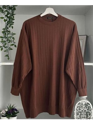 Yumuşacık Dokusuyla Kaliteli Soğuk Triko Cm Salaş Kazak Tunik 38 48 uygun