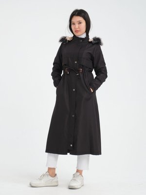 İçi Kürklü Uzun Bondit Mont