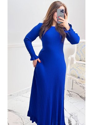 Salaş Triko Uzun Elbise