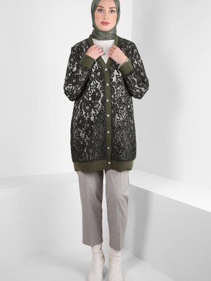 Güpür İşlemeli Hırka Güpür İşlemeli Hırka