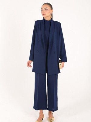 Lacivert Ceketli Tulum Lacivert Ceketli Tulum