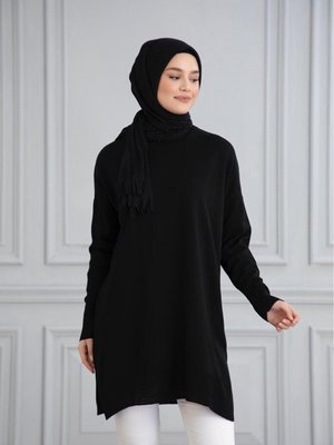 İnce Merserize Oversize Salaş Triko Tunik