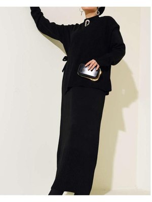 Yelekli Triko Elbise