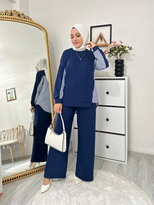 Çizgili Gömlek Bin Spor Takım Çizgili Gömlek Bin Spor Takım