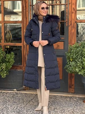 Kaz Tüyü Mont Ka A23 Lacivert