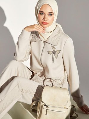 Kapitone Pantolonlu Eşofman Takım