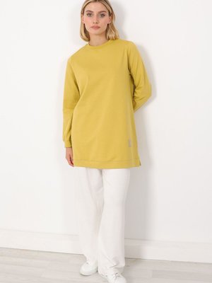 Kado Bisiklet Yaka İki İplik Rahat Kalıp Tunik Kado Bisiklet Yaka İki İplik Rahat Kalıp Tunik