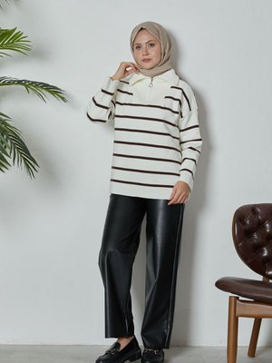 Cep Detay Deri Pantolon Siyah Cep Detay Deri Pantolon Siyah