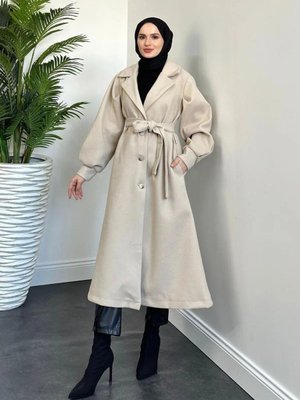 Catherina Kaşe Kaban Siyah