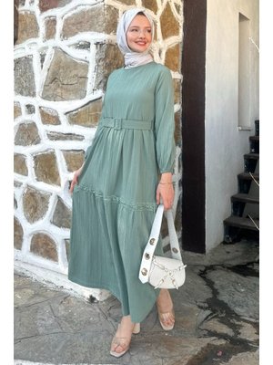 Venna Yeşil Elbise