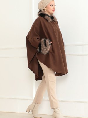 Kürklü Panço & Kahverengi Kürklü Panço & Kahverengi